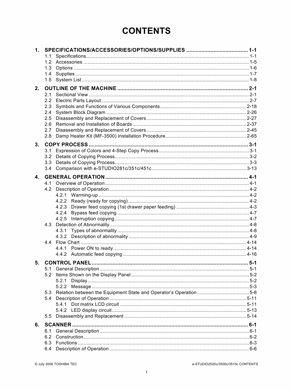 TOSHIBA e-STUDIO 2500C 3500C 3510C Service Manual-2